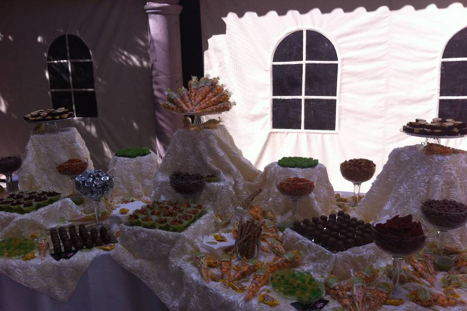 Mesa combinada de boda