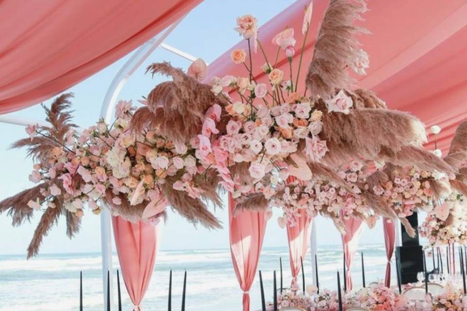 Boda de playa elegante