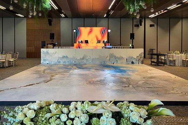 Pista y escenario