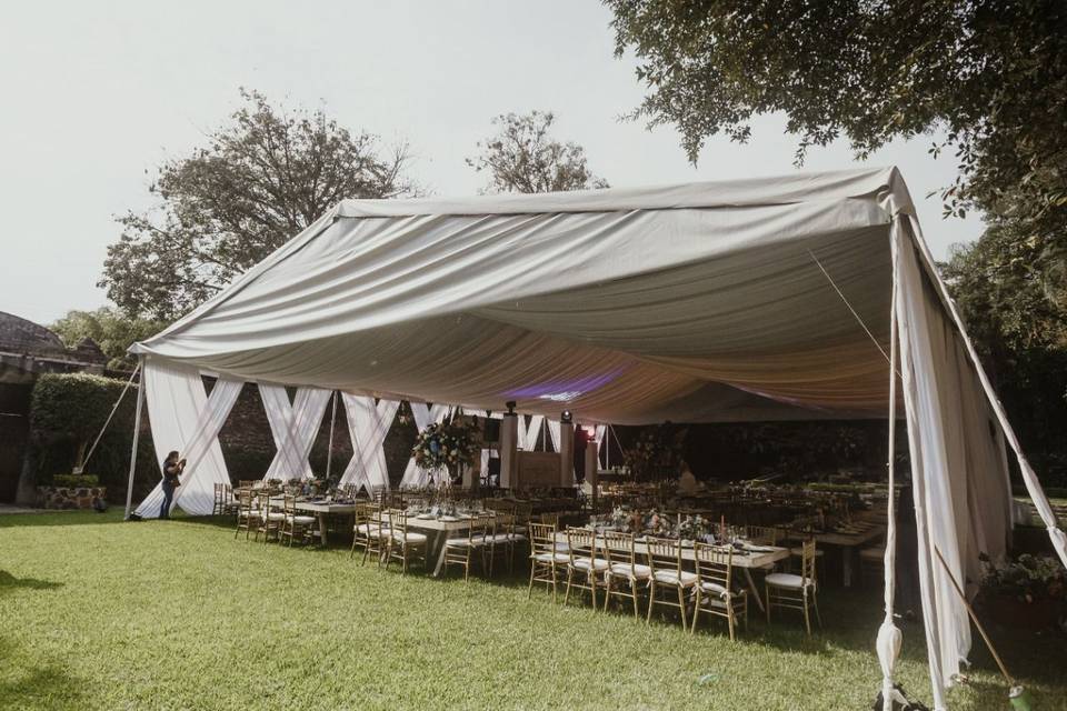 Toldo plisado