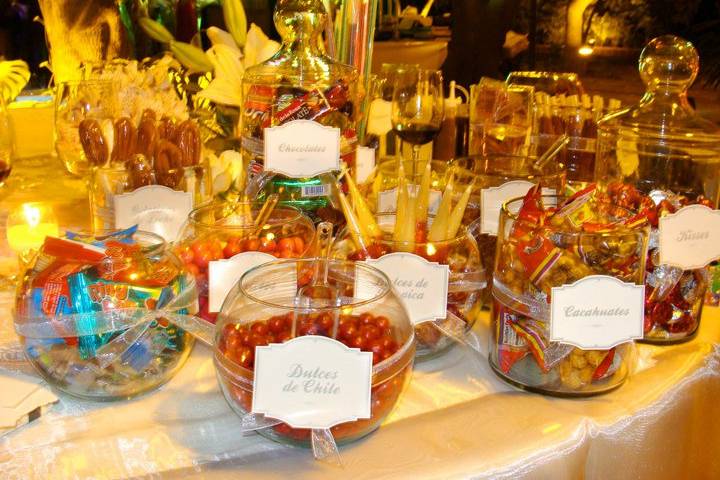 Candy bar para bodas