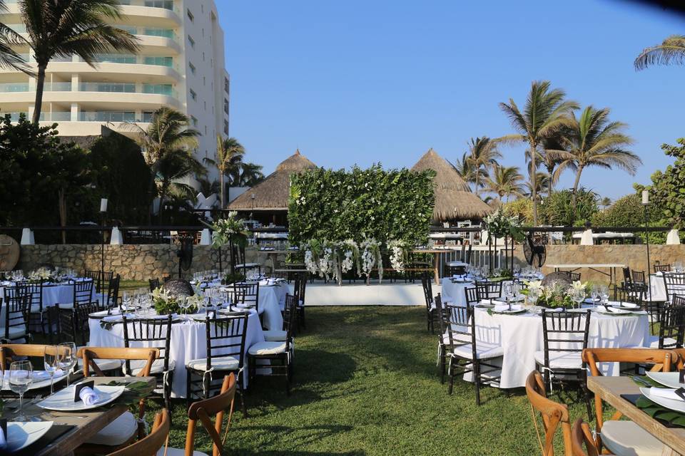 Jardín para bodas