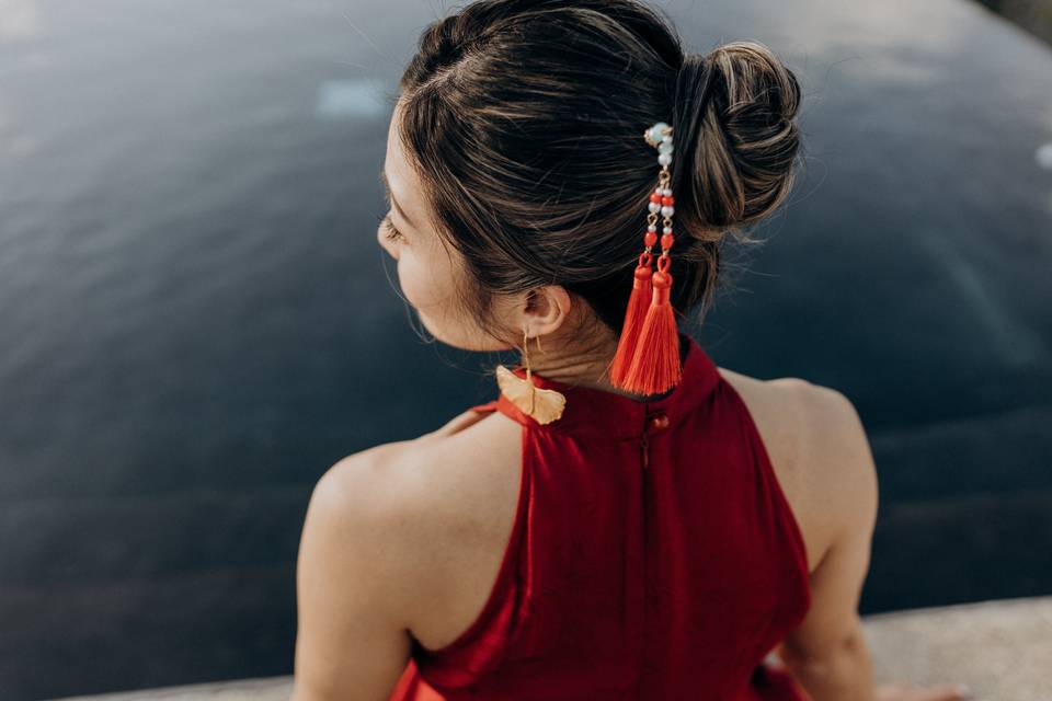 Tulum bride make up and hair