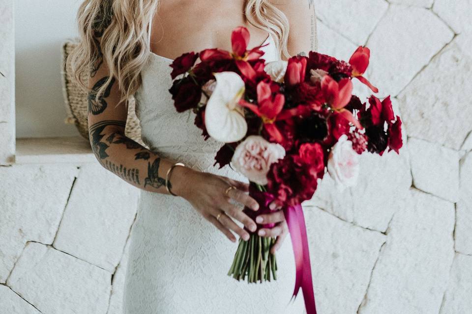 Tulum bride make up and hair