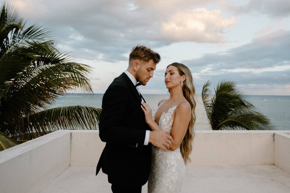 Tulum bride make up and hair