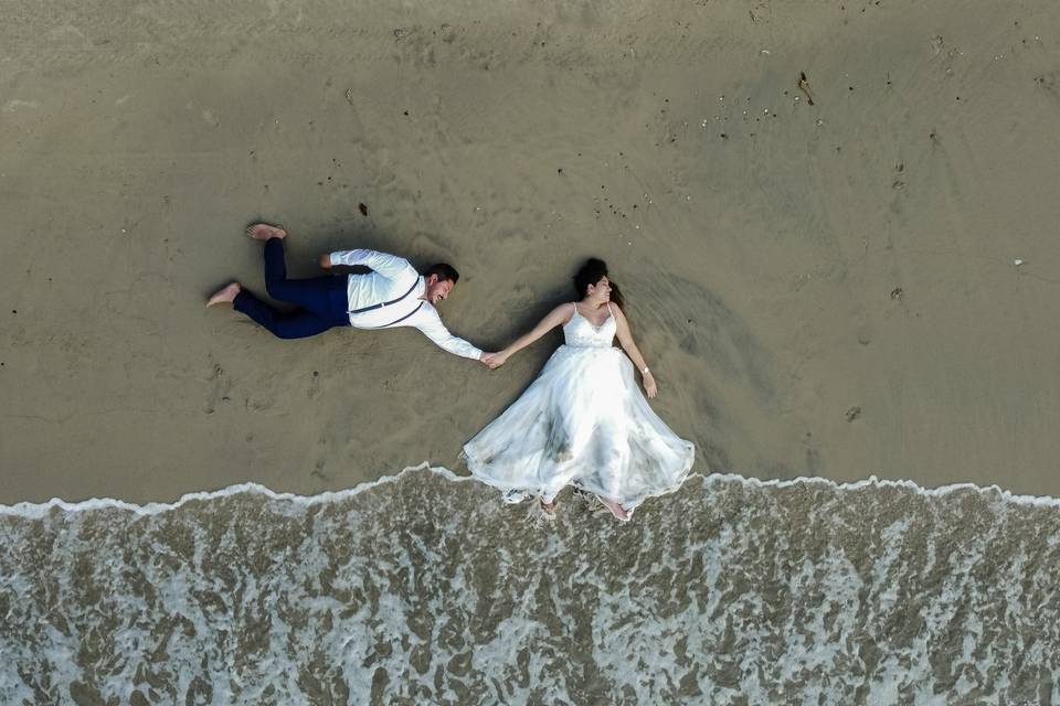 Trash the dress drone