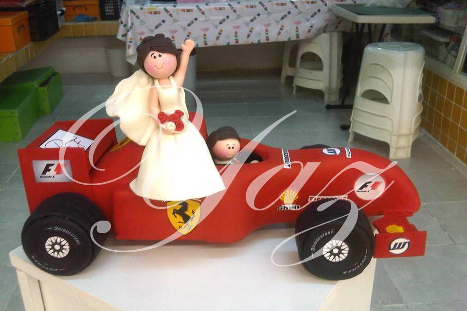 Figura para pastel de bodas