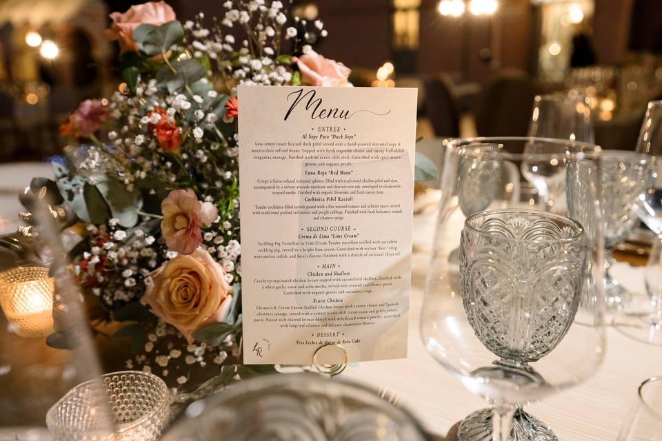 Menus