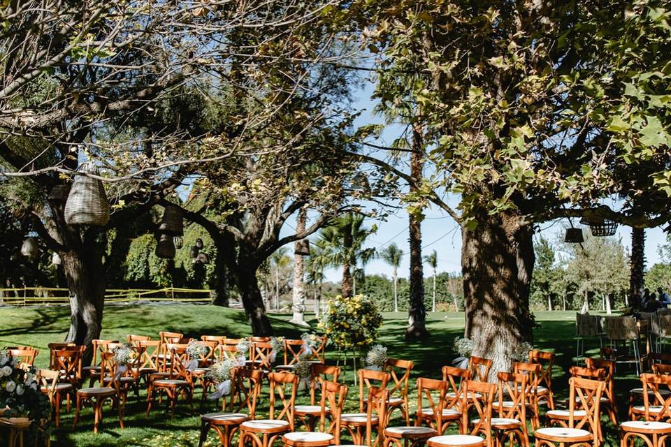 Ceremonia en jardín