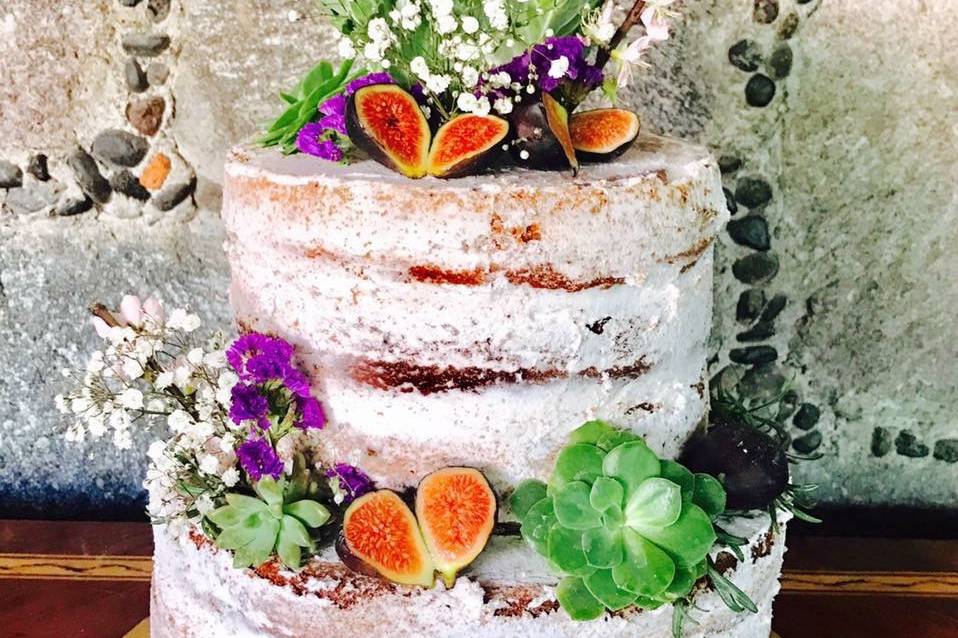 Pastel para Boda De Fondant