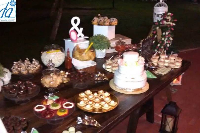 Mesa de dulces y postres