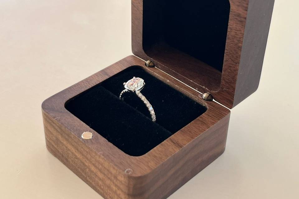 Anillo diamante laboratorio