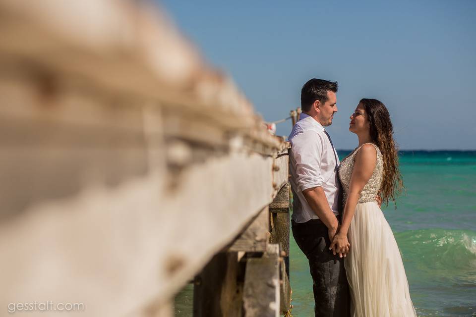 Trash The Dress en Cenote