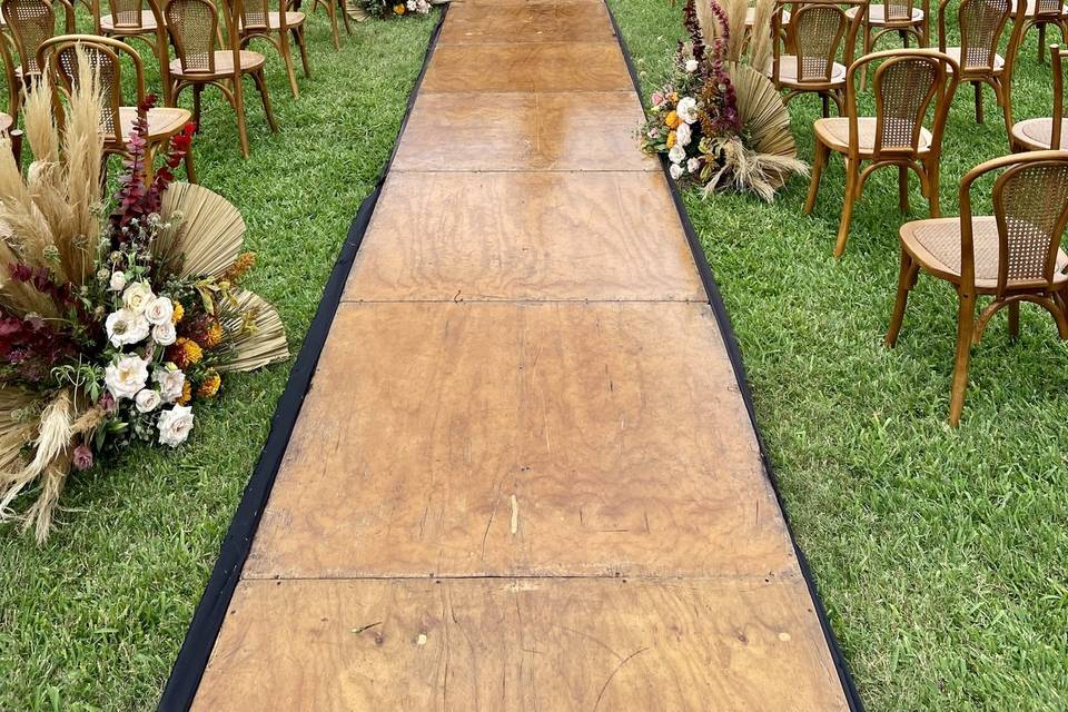 Decorado mesa novios