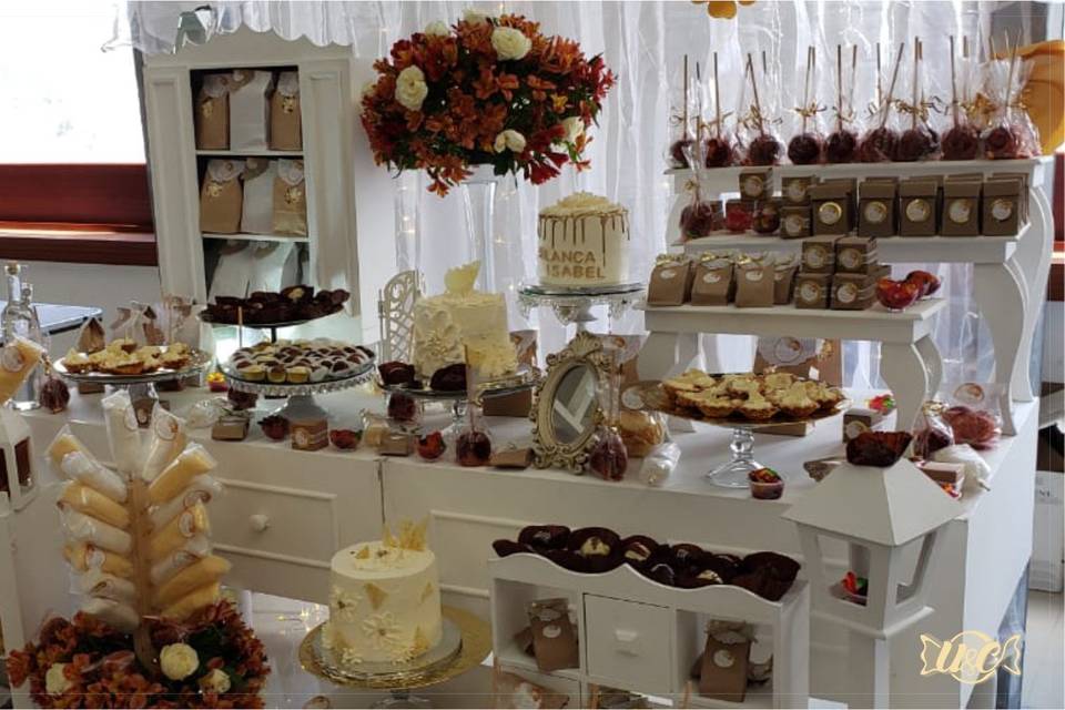 Mesa de dulces para bodas