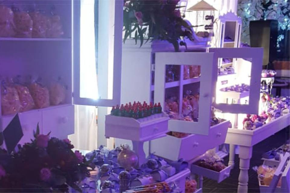 Mesa de dulces para bodas
