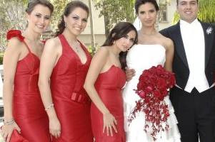 Damas de rojo