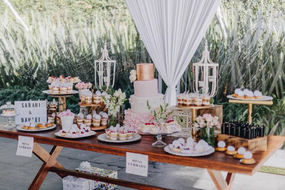Mesas de postres