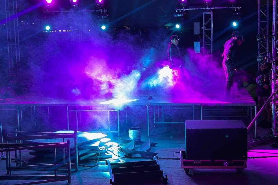 Audio e iluminación