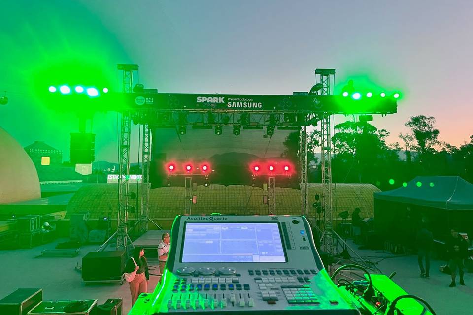 Audio e iluminación