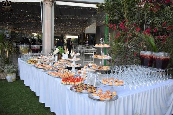 Mesa de brindis boda