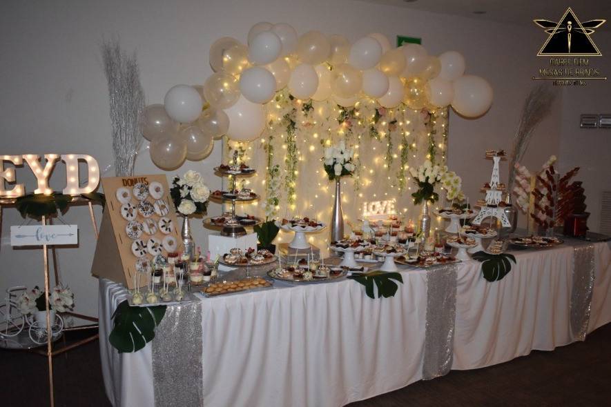 Mesa de brindis boda