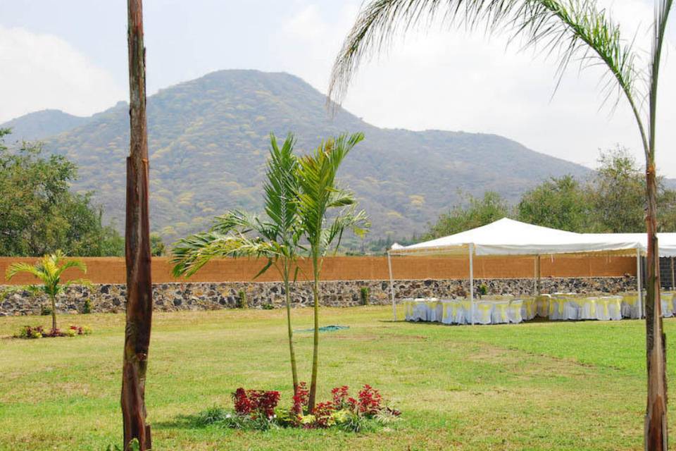 Bonito jardín para tu boda