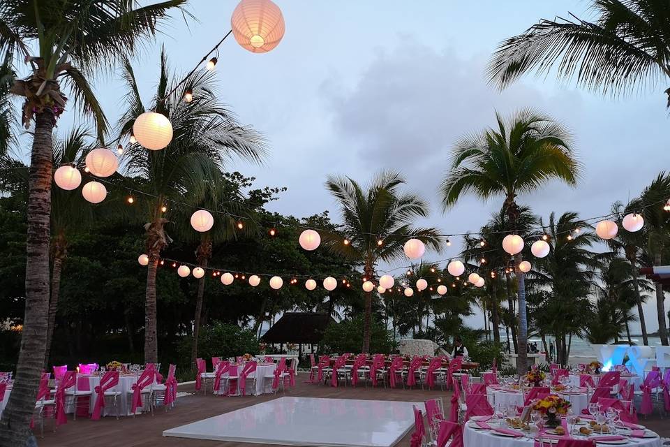 Terraza frente al mar