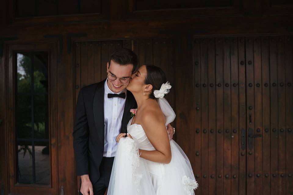 Novios en el first look