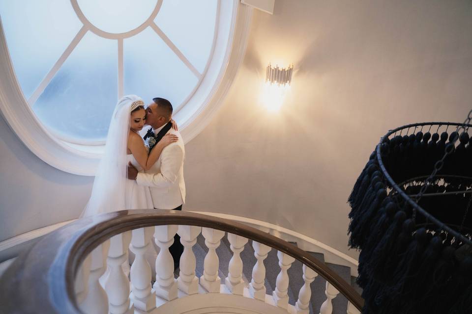 Novios en mansión borbón