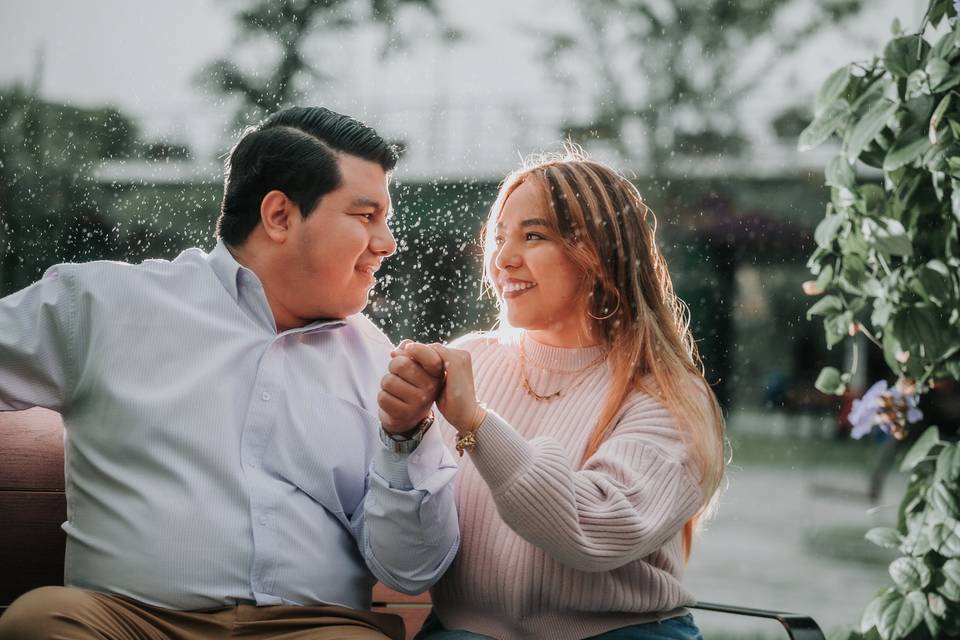 Amor bajo la lluvia