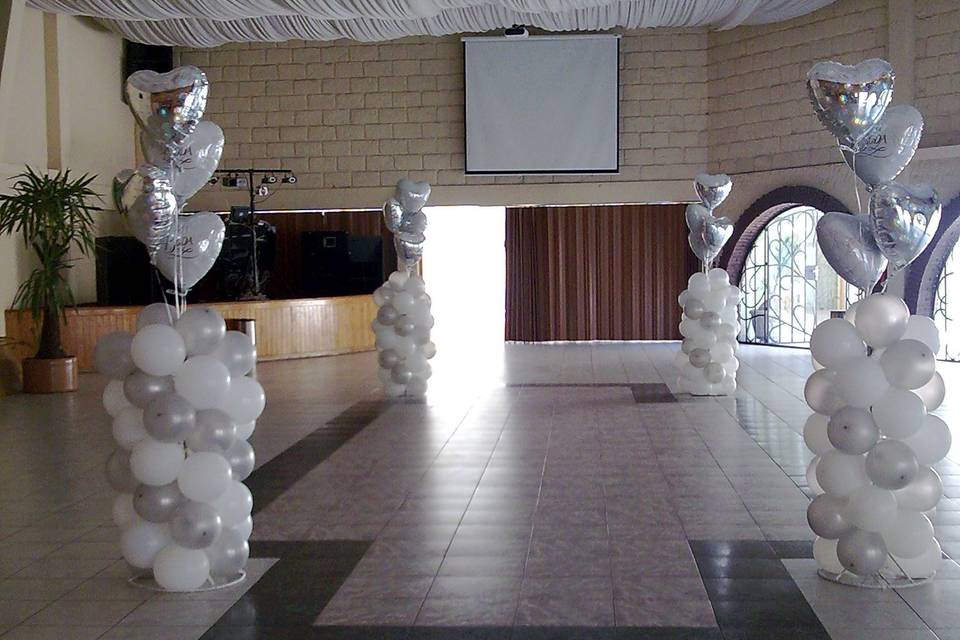 Decoración con globos