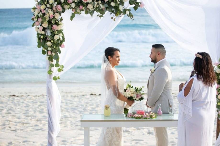 Ceremonia en Cancún