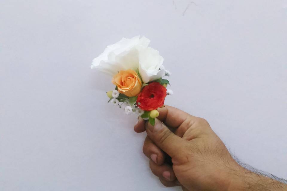 Boutonniere para el novio