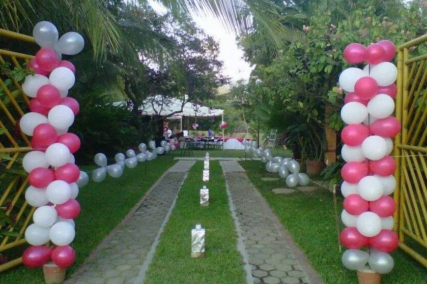 Decoración con globos