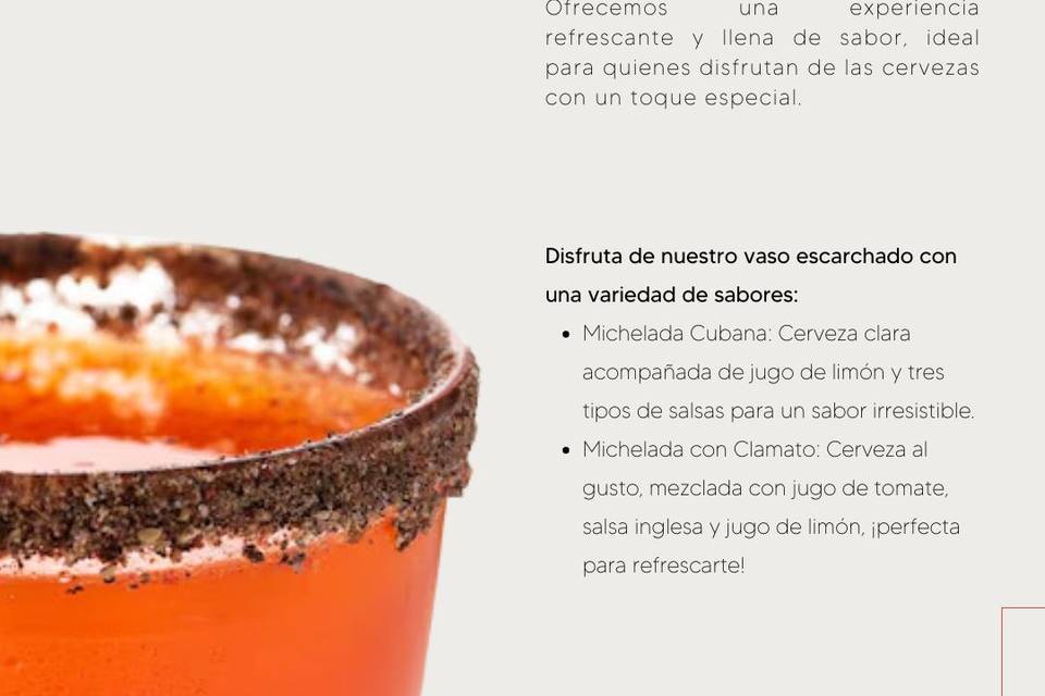 Barra de micheladas