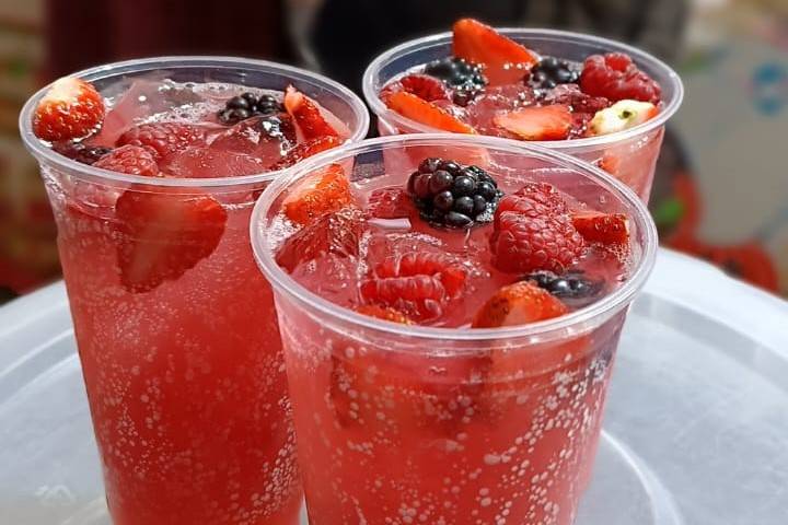 Margaritas de frutos rojos