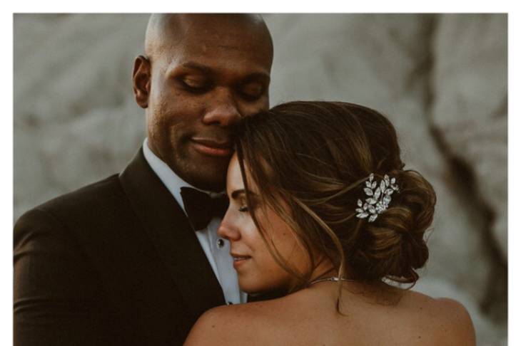 Loose bridal updo