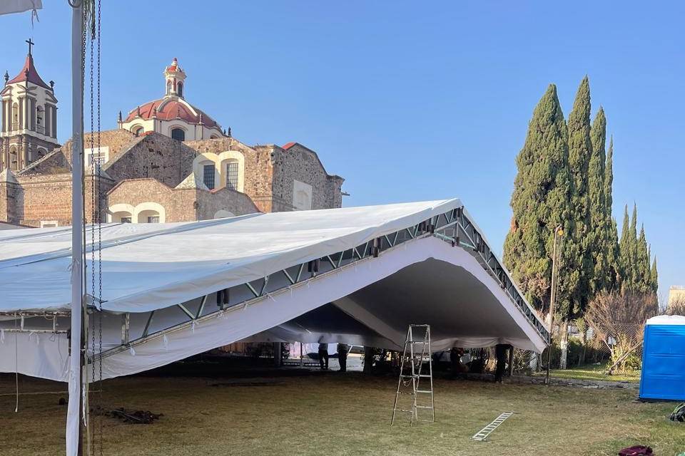 Montaje en Iglesia, Edo. Mex.