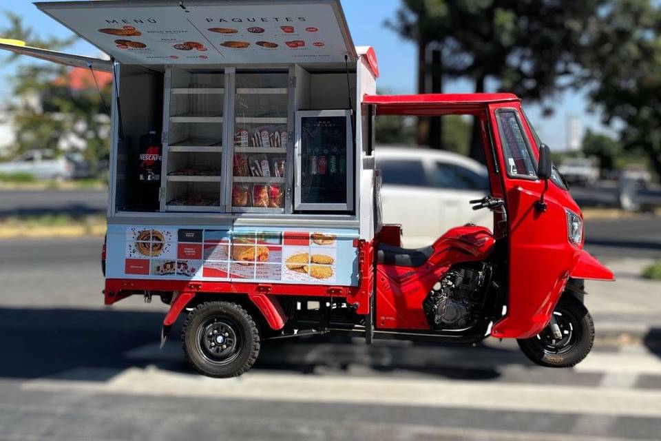 Moto de comida para eventos