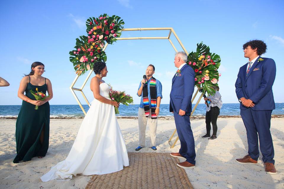 Ceremonia en la playa