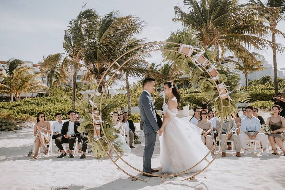 Ceremonia en la playa