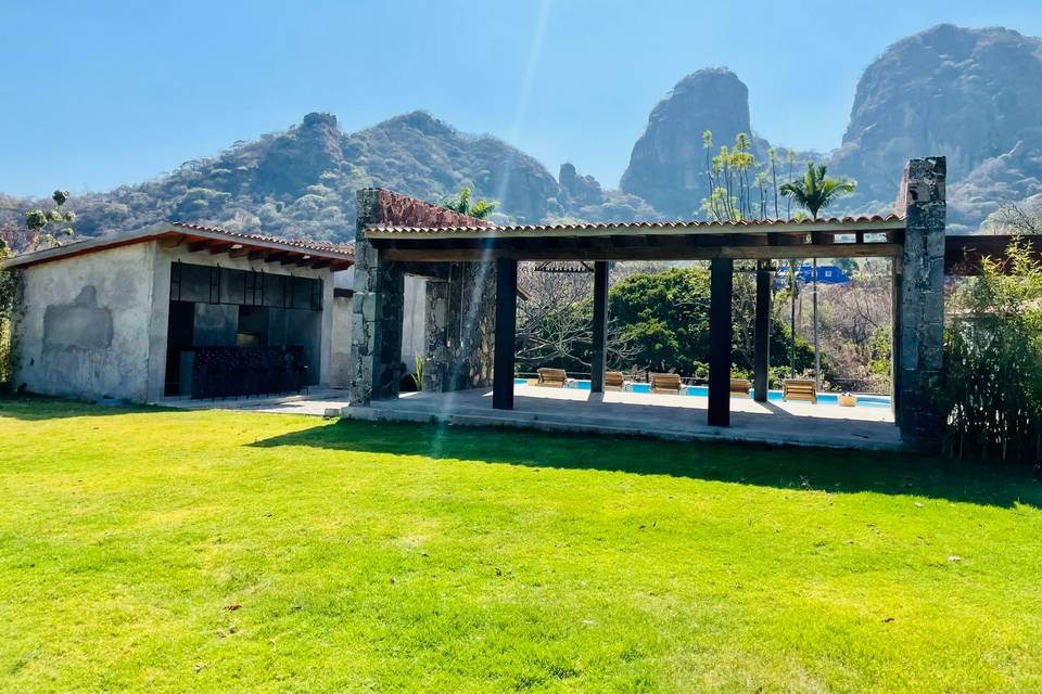 Jardín para el banquete