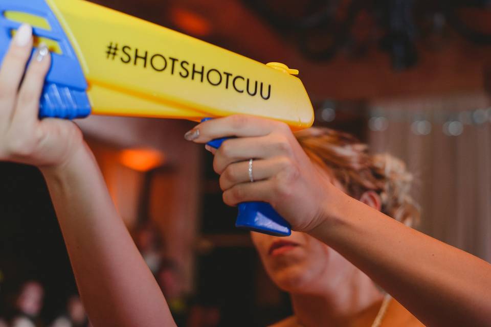 Shots en su boda