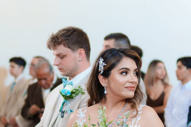 Novia feliz