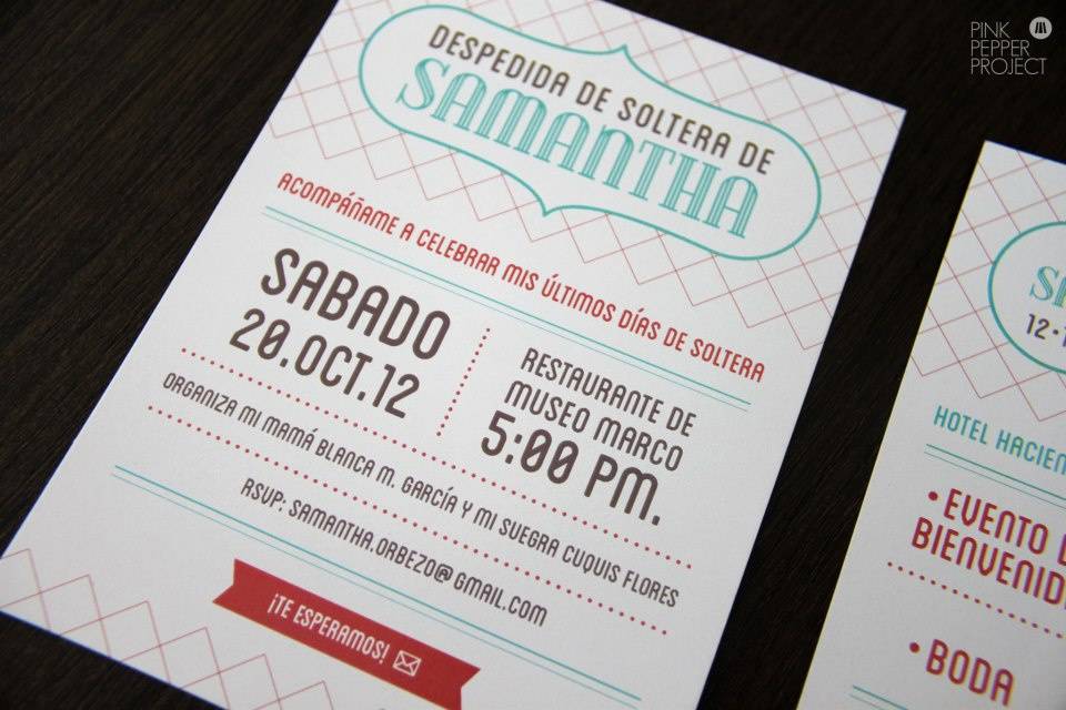 Invitaciones de despedida