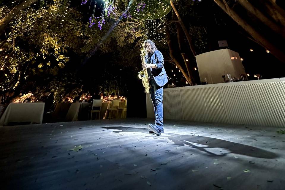Saxofón para cena de boda