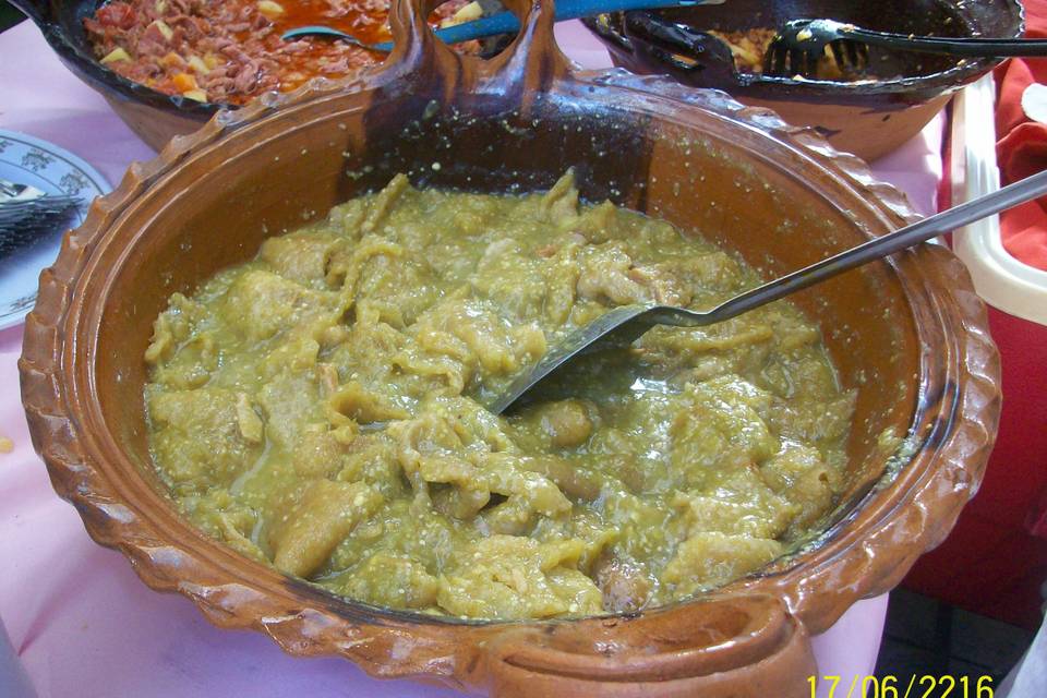 Chicharrón en verde