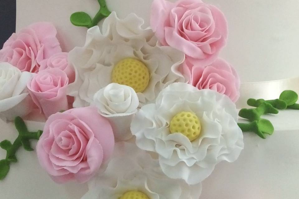 Flores en fondant