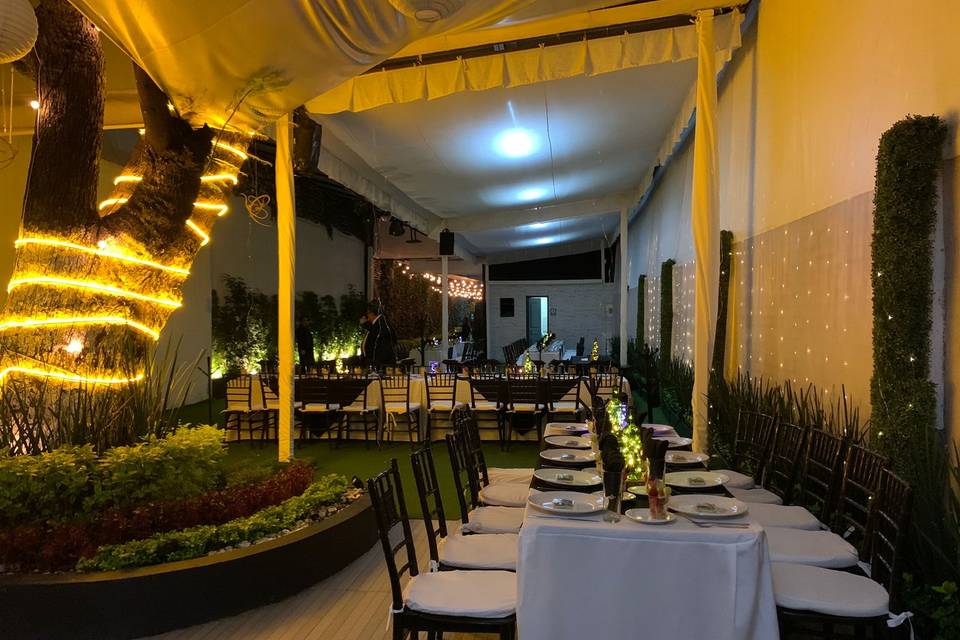 Espacio al aire libre para realizar eventos